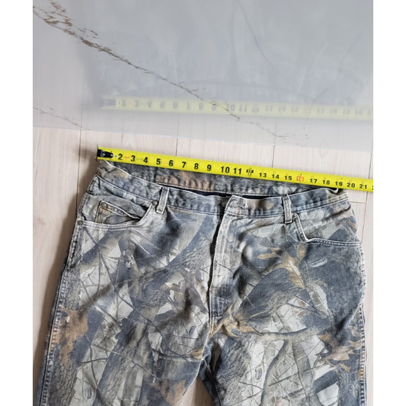 Wrangler Pro Gear Pants Mens 42x30 Realtree Camo Fleece Lined Hunting Outdoor - Picture 10 of 14